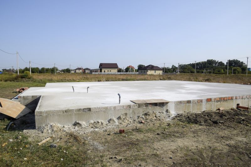 Barn Concrete Pouring